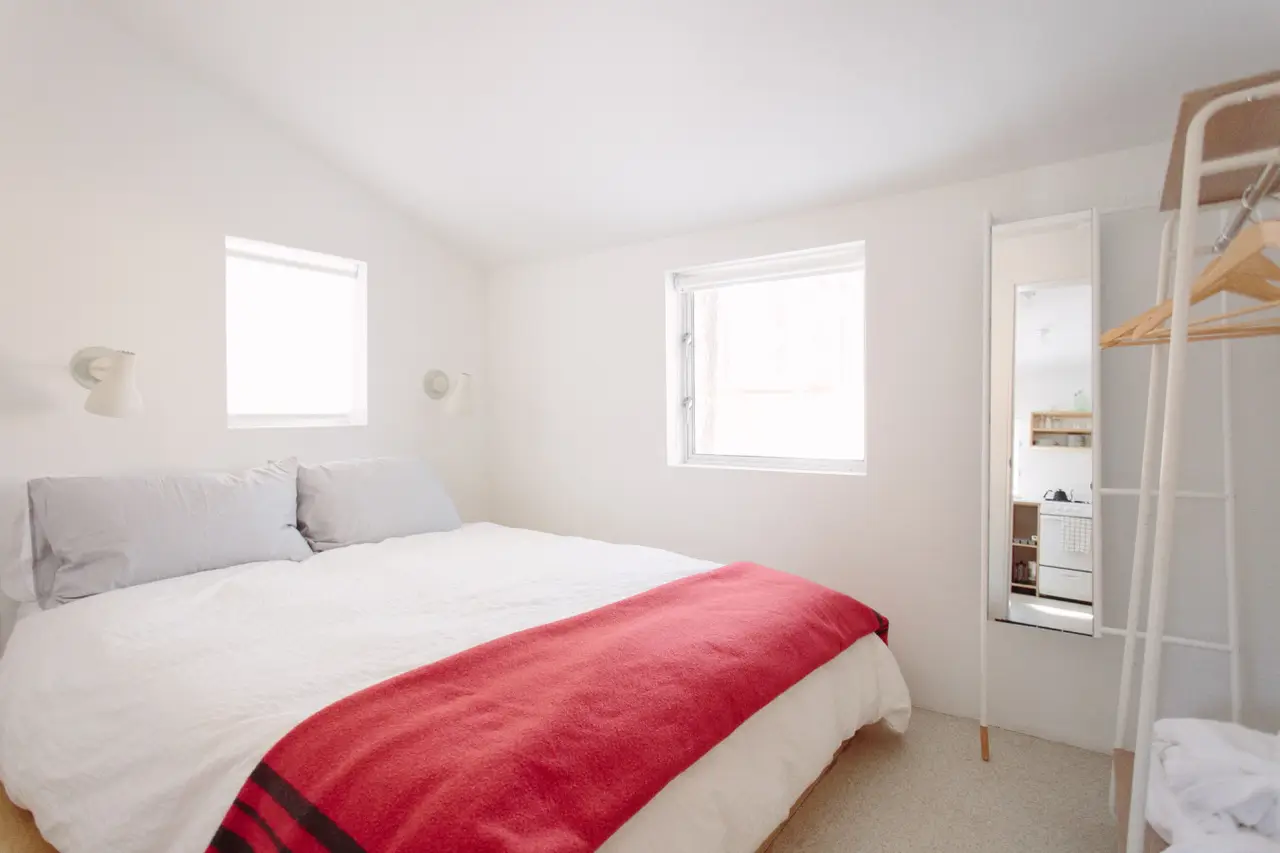 The Place Beyond The Pines / C6 first bedroom with queen bed at Colorado Lodge Big Bear Lake